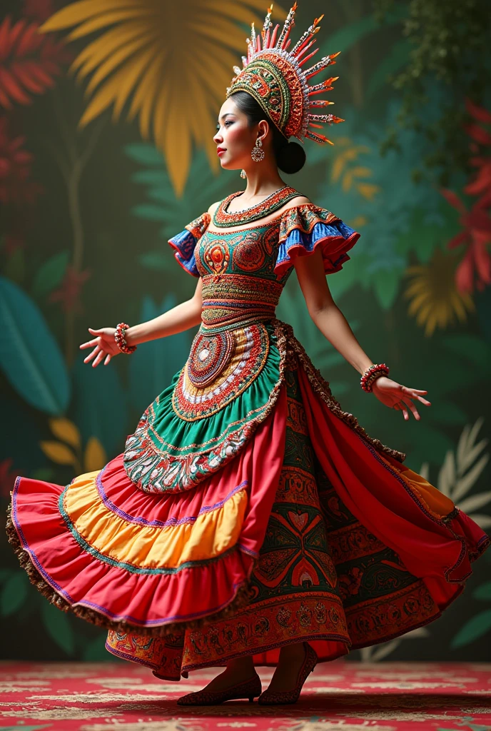 Filipino traditional dance costume