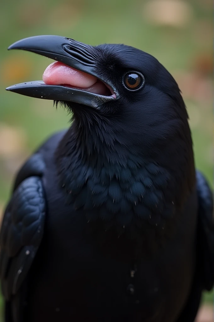 Raven giving a blowjob