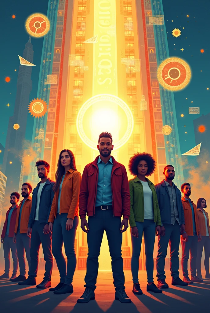 A poster for an organisation named dream builders

