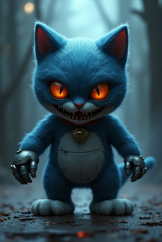 (ultra detailed)、(Doraemon:1.5)、Evil look