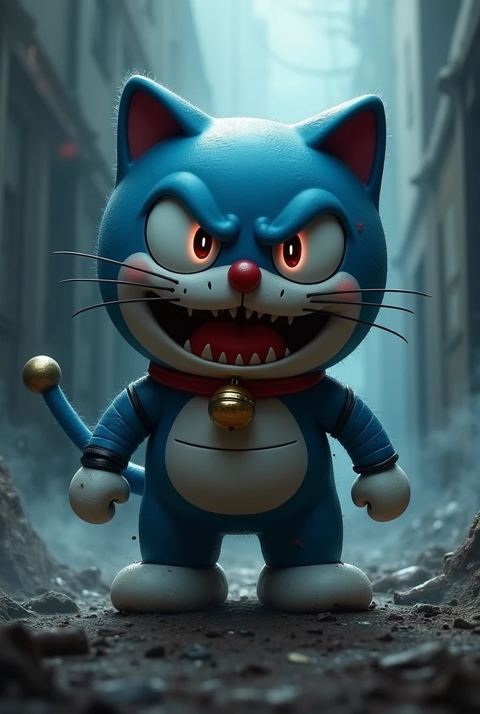 (ultra detailed)、Doraemon、Evil look