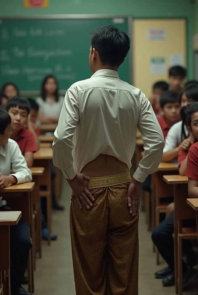 myanmar teacher show ass