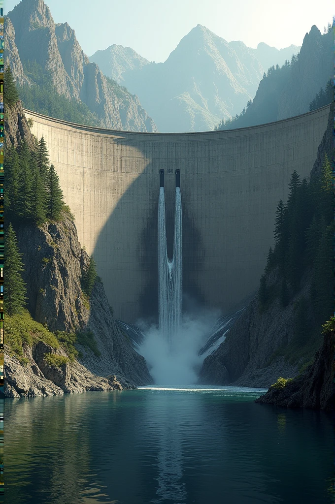 Cracked dam