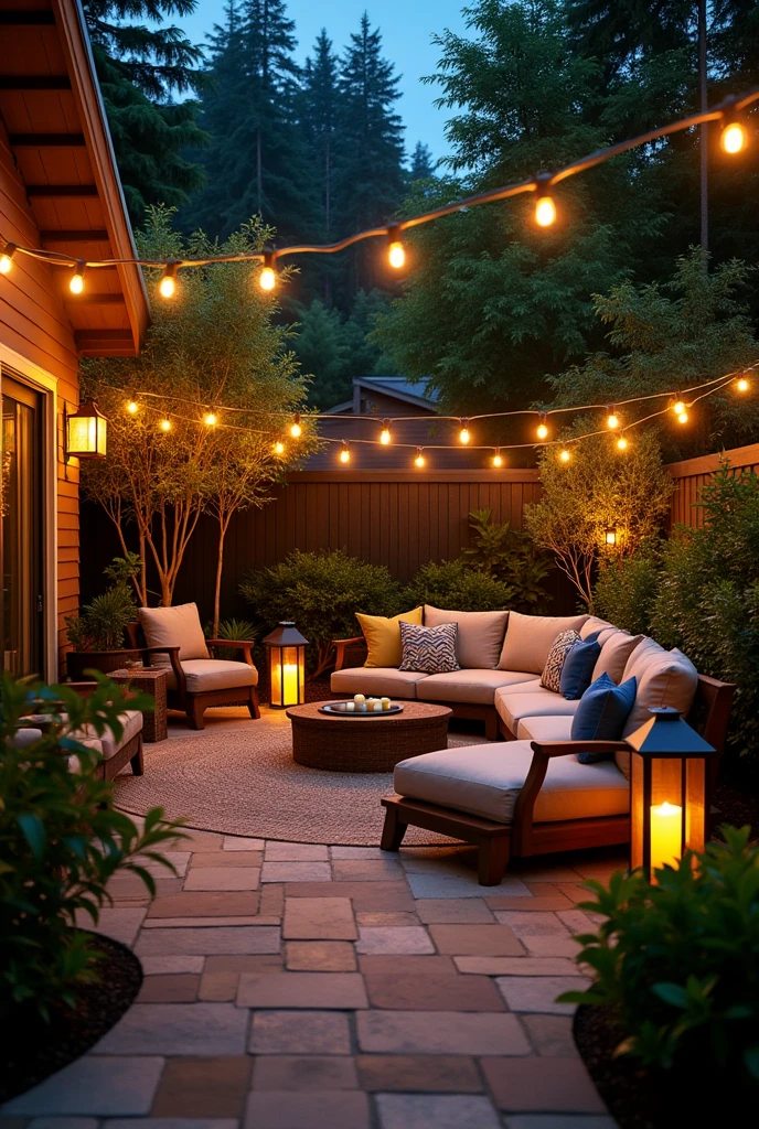 Illuminate Your Backyards:
Your backyard is a place where the right lights can turn an ordinary space into a cozy retreat. Use soft, stylish lighting to make evenings special and enjoyable.