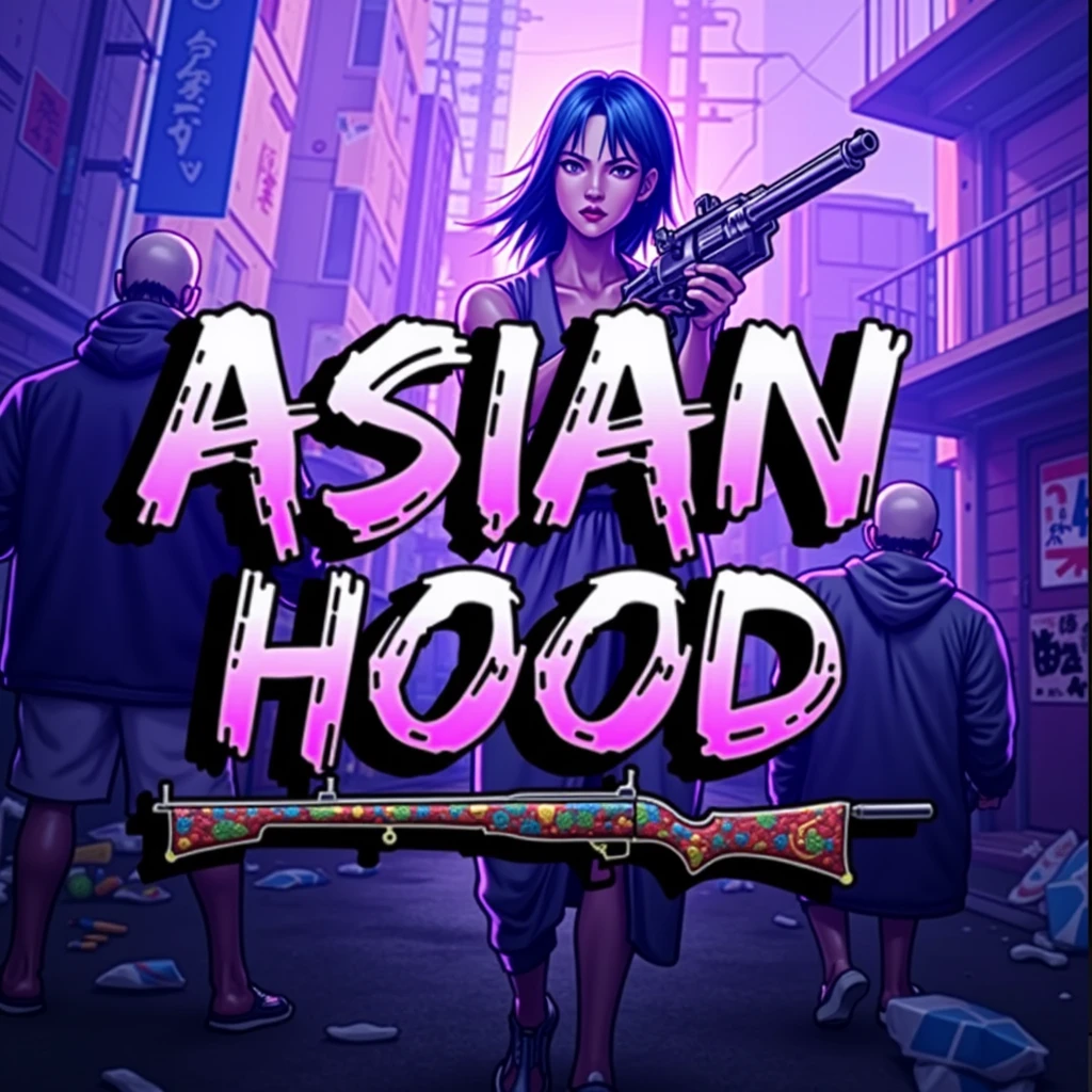 Make it better but the name stays Asian hood and add guns designs also make better