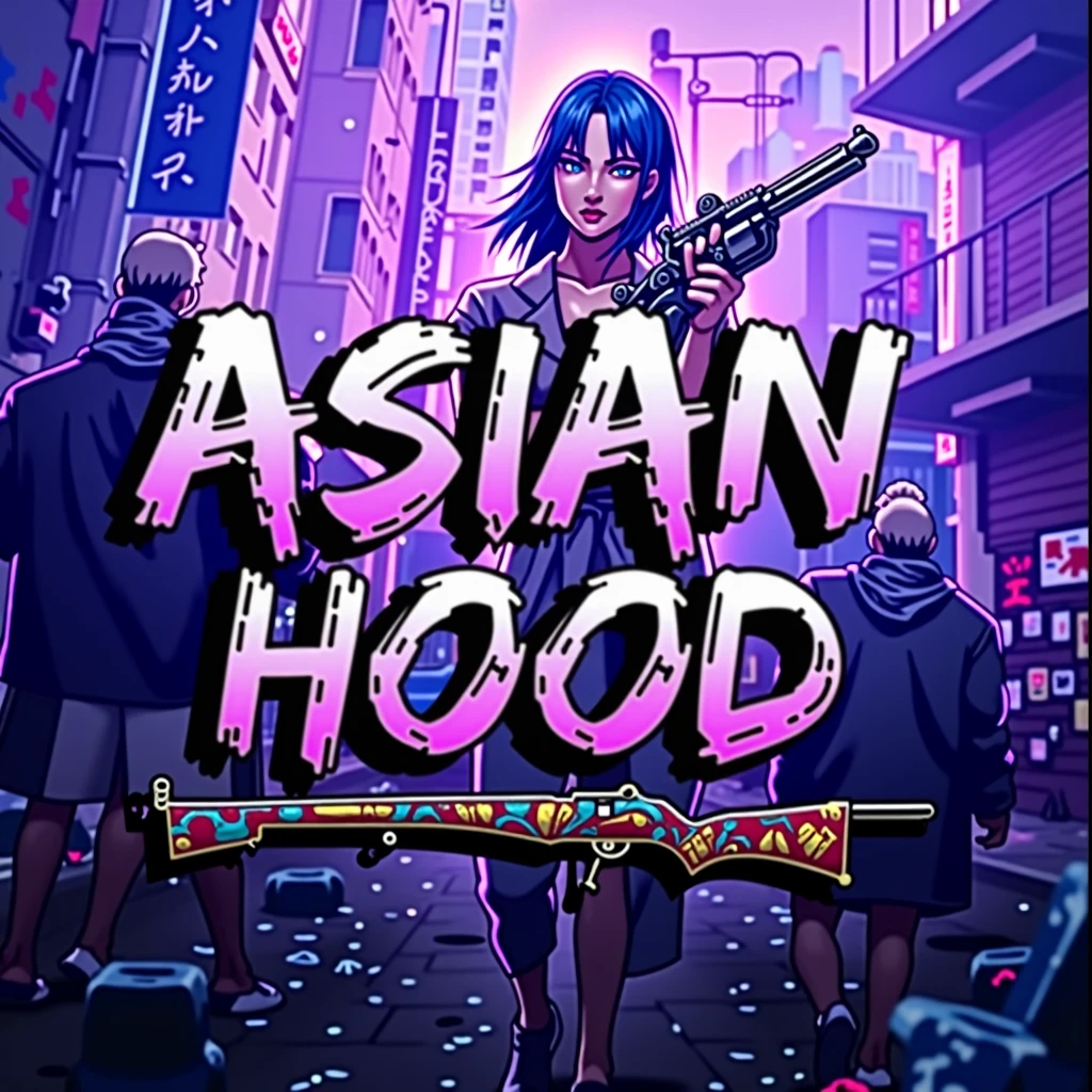 Make it better but the name stays Asian hood and add guns designs also make better