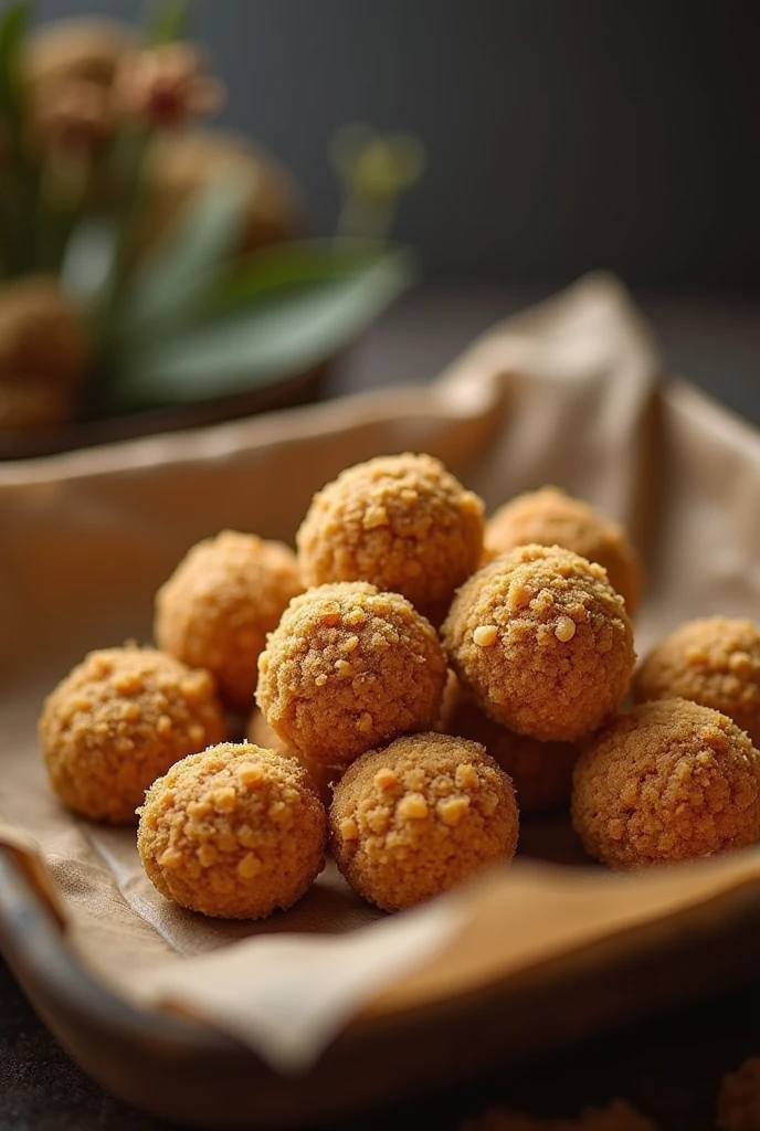 From our kitchen to the world 🌍✨ Prepping a special bulk order of Ragi Dryfruit Ladoos for our international client! Healthy, wholesome, and handcrafted with love 💛 

DM us for prices. 🧡 🎁 
**Taking Online Orders Now!**  
🚚 Pan-India Delivery Available  
📞 Contact us today at **8088223685/9665075666** to place your order and enjoy these healthy treats at your doorstep! Call or WhatsApp for quick service.