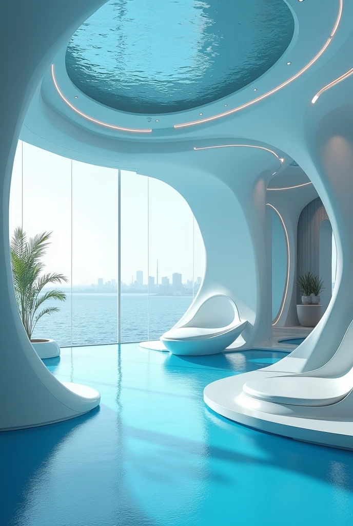 Make an aqua aero style room