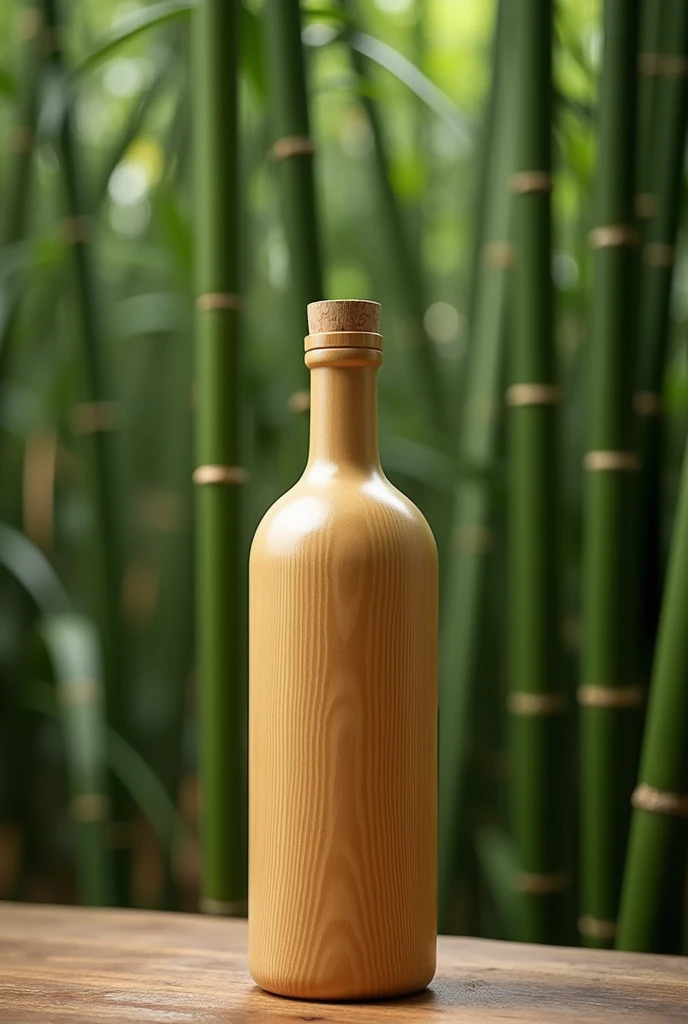 1 liter wine bamboo bottle