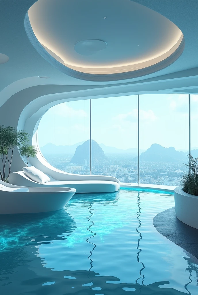 Make an aqua aero style room