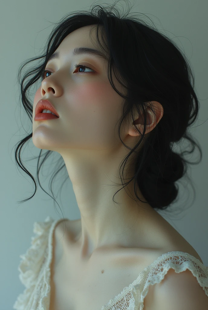  A necked girl