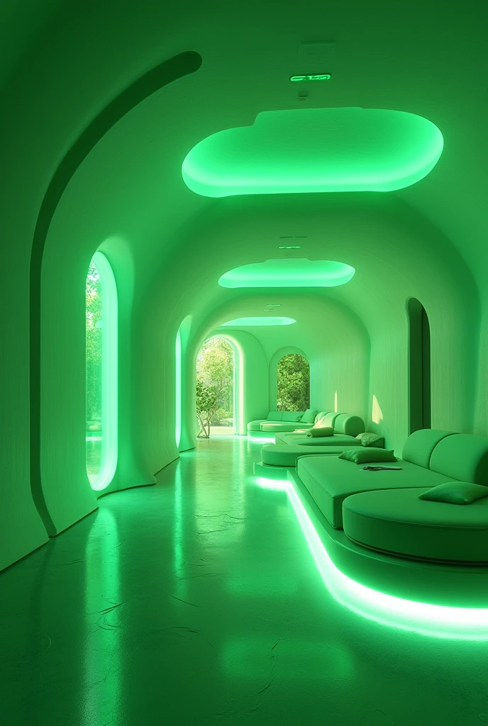 Make a Green Aero Style Room