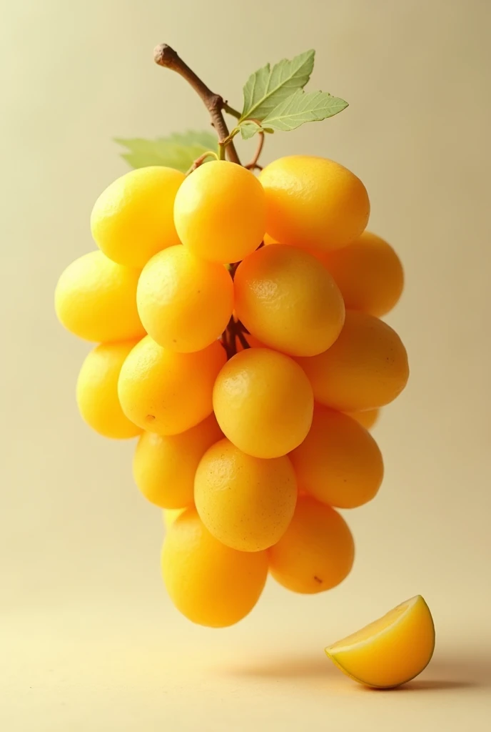 Mango in grapes shape