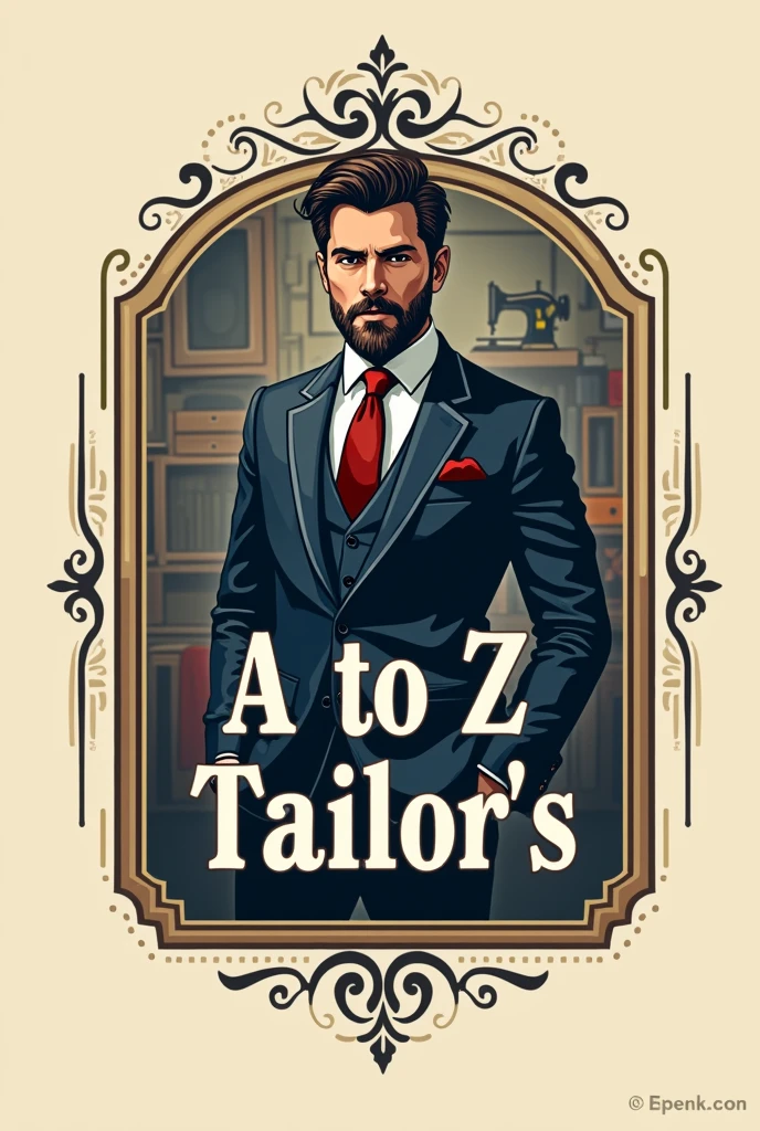 Atoz Tailor's (Name) logo for business 
