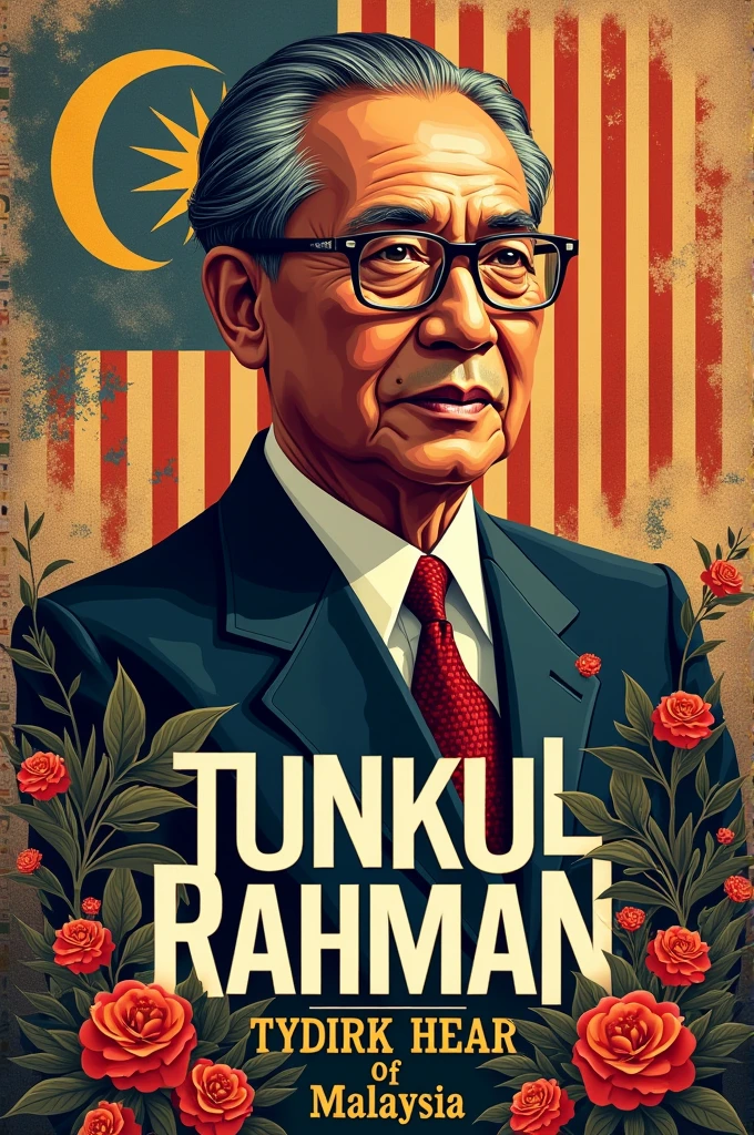 Typography Tunku abdul rahman