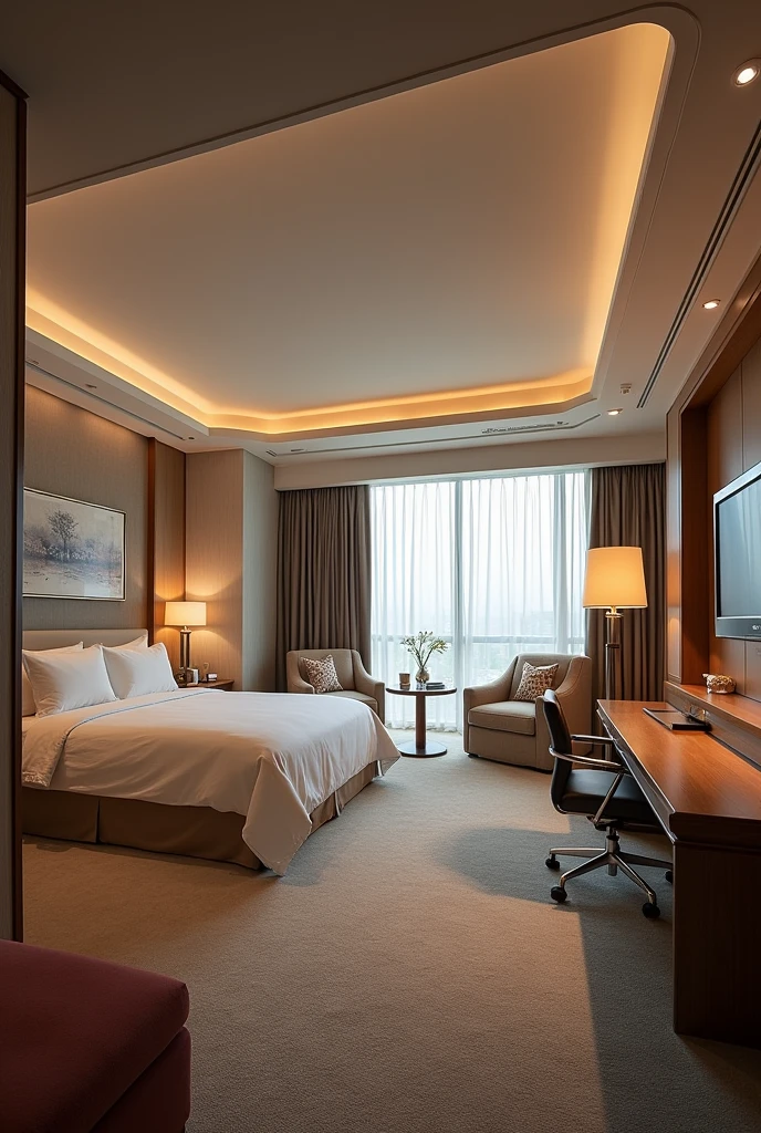 Hotel suite room spacious
