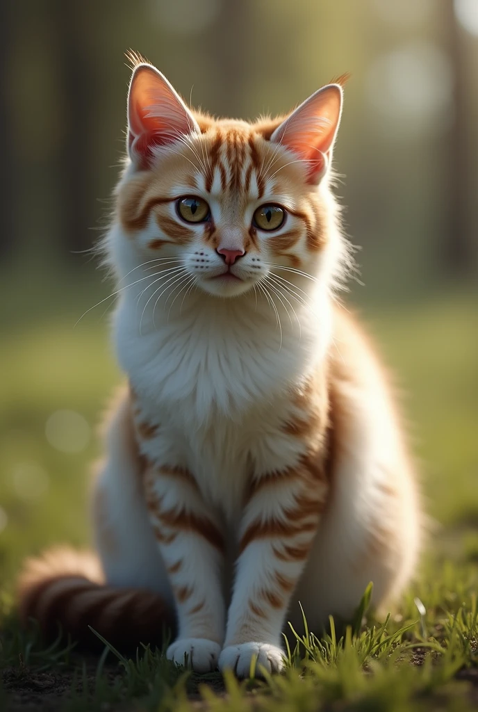 Let's create a realistic cat photo
