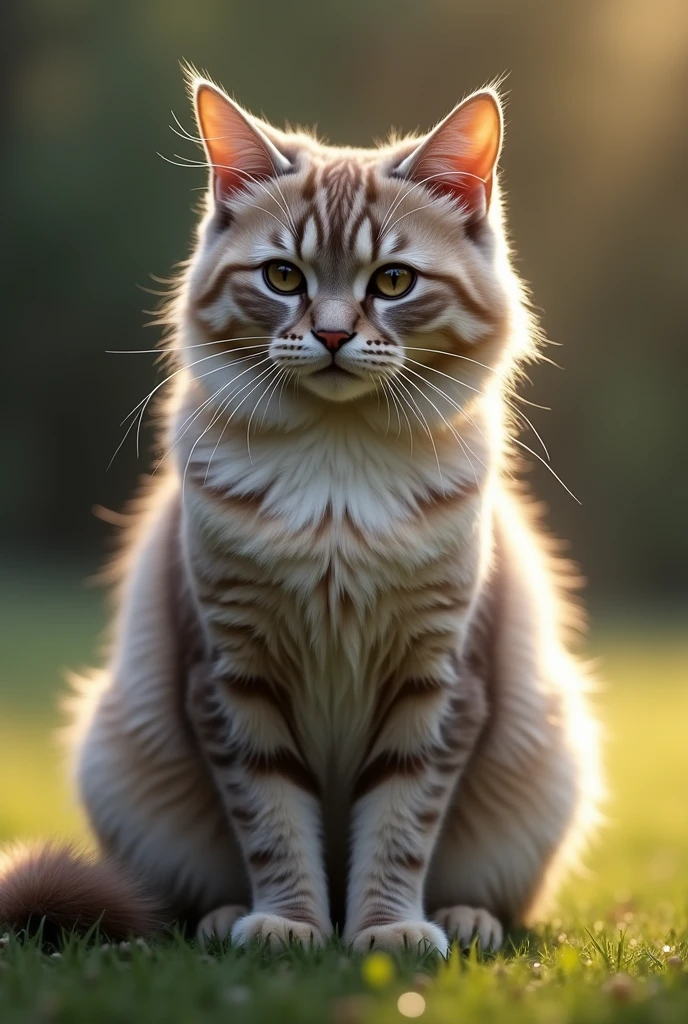 Let's create a realistic cat photo