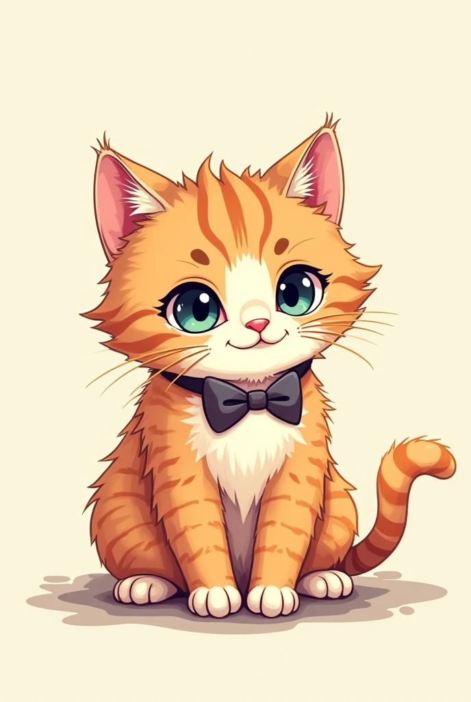 cat illustration for t-shirt