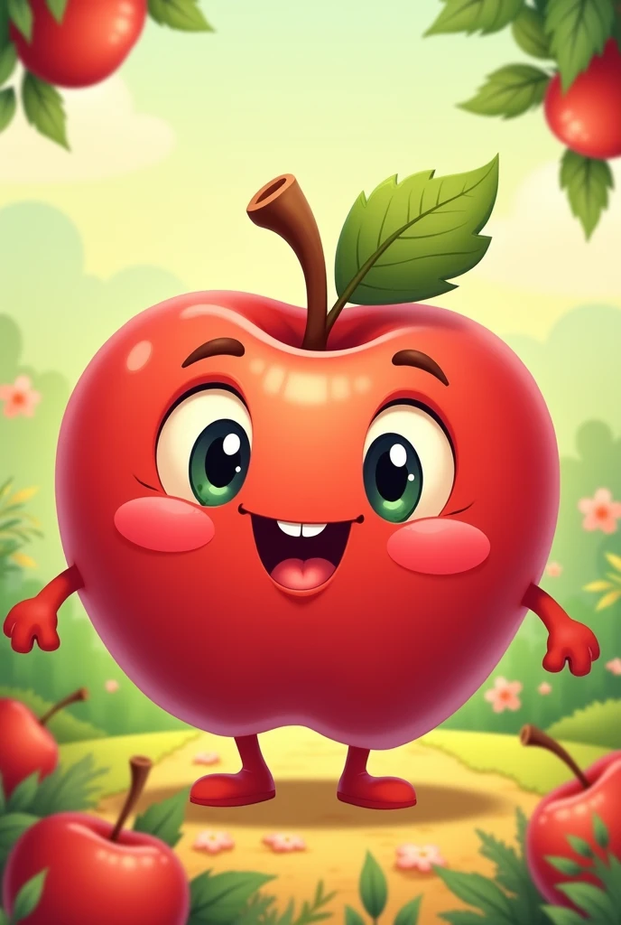 Apple cartoon 