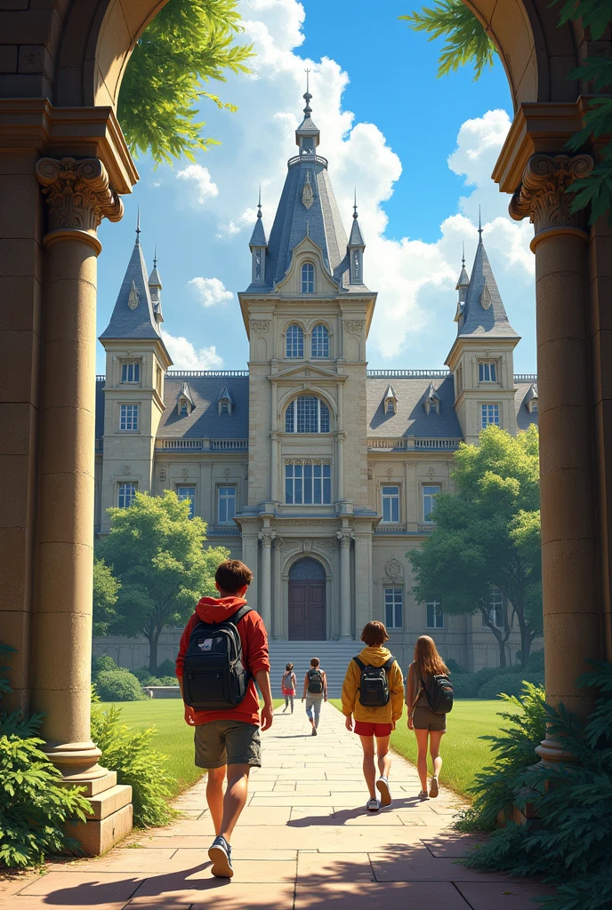 A school for the gifted, academy, smaller