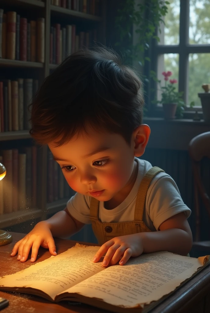 One day, a found a letter hidden in an old book.