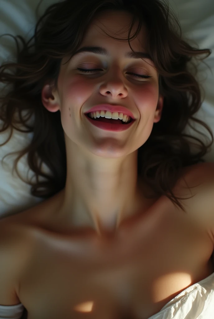 Girl having orgasm without clothes