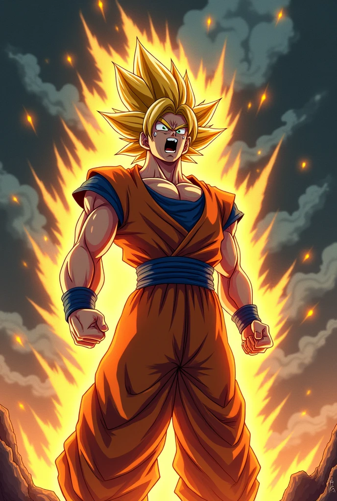 Cry you goku ssj