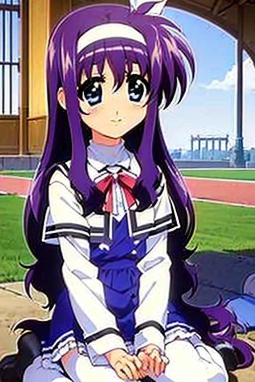 (((Blessings on this wonderful world, Royal capital, Costume, Suzuka Tsukimura)))、White Ribbon・Solo・1girls