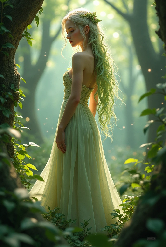 Create the fairy Aveline Briarwood a beautiful fairy around 70 years old