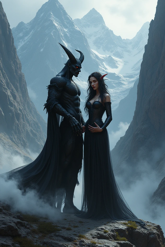 Hades and persephone in the underworld