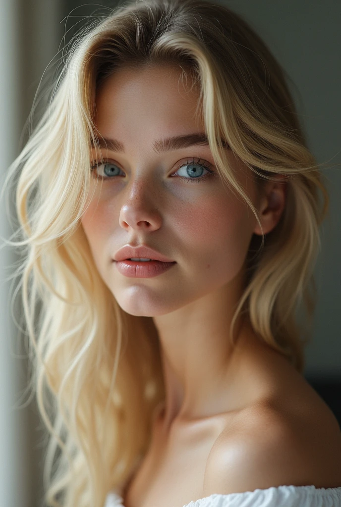 Une fille de 19 ans blond plus reel plus belle
