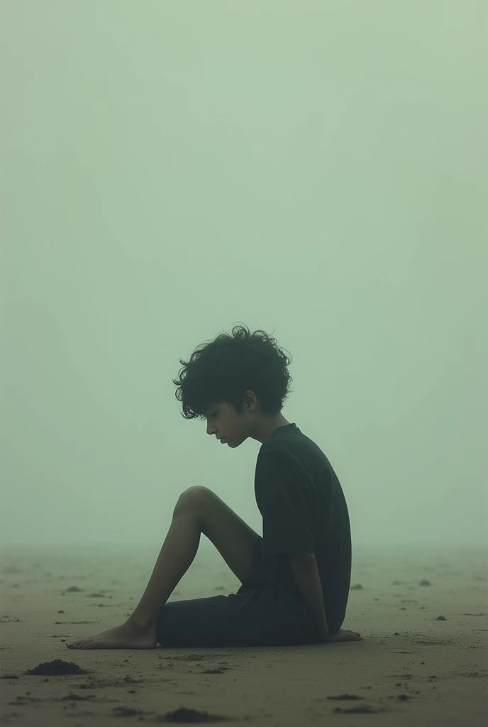Surreal image about loneliness