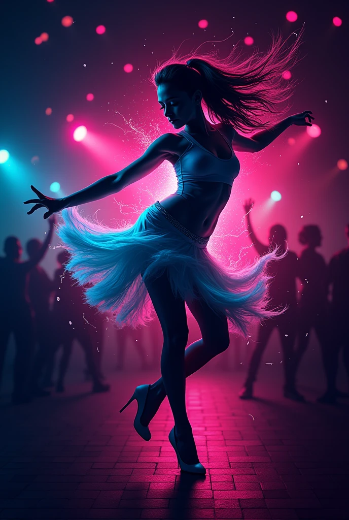 Dj pranav PS name logo
With best dancing girl background