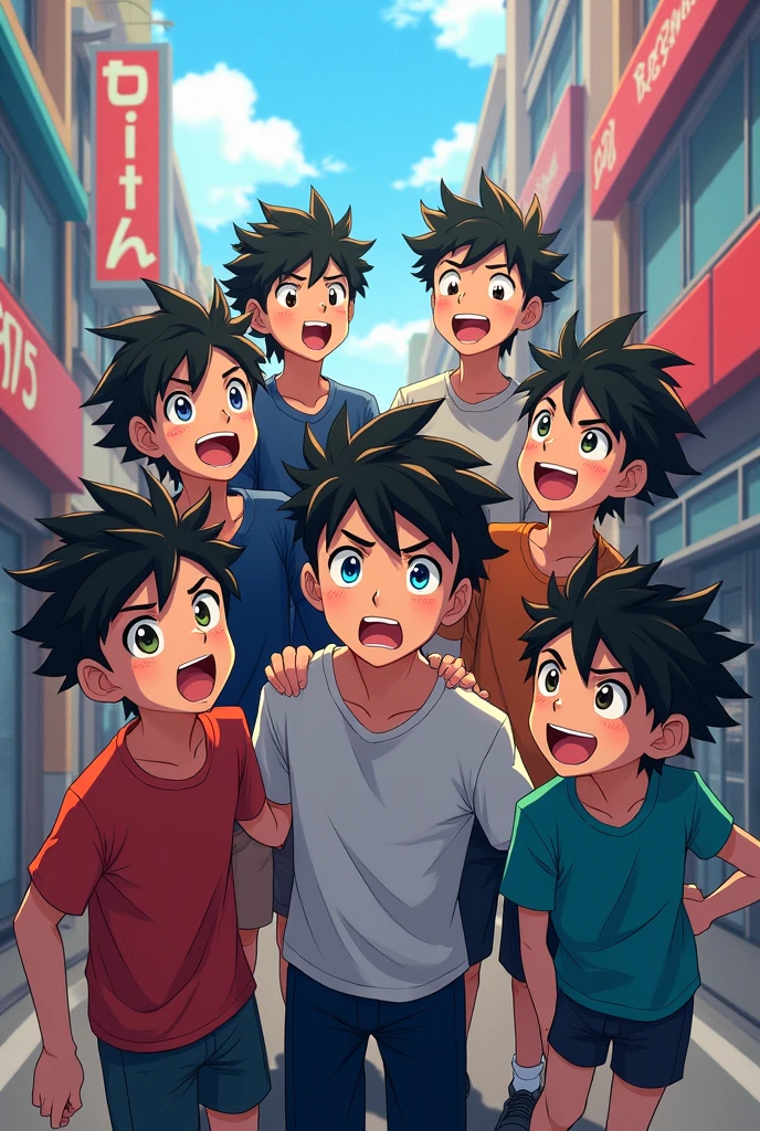 8 boys like anime gang