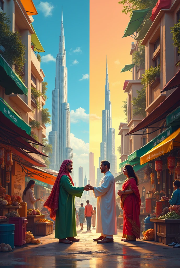 Dubai and India collab image