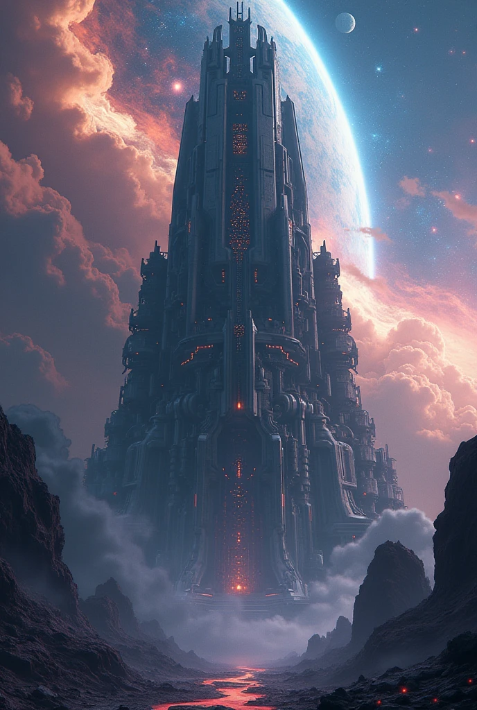 anime, Cosmic Fortress, Fortress,