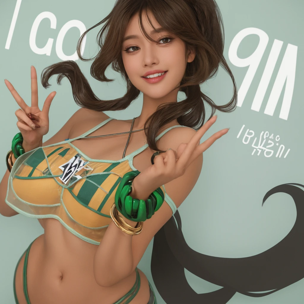 Squatting！、dynamicposes、legs spread out、eye glasses、darkskin、Adidas Logo、(lightsmile:1.07),cyberpunked、Sleeveless、(Shiny colorful beach volleyball costume)、(magazine:1.3), (cover-style:1.3),(Dripping wet body:1.15)、Hands behind your back(FULL BODYSHOT)、((​masterpiece))、 super fine face and eyes，Colorful Korean Idol Hairstyles，