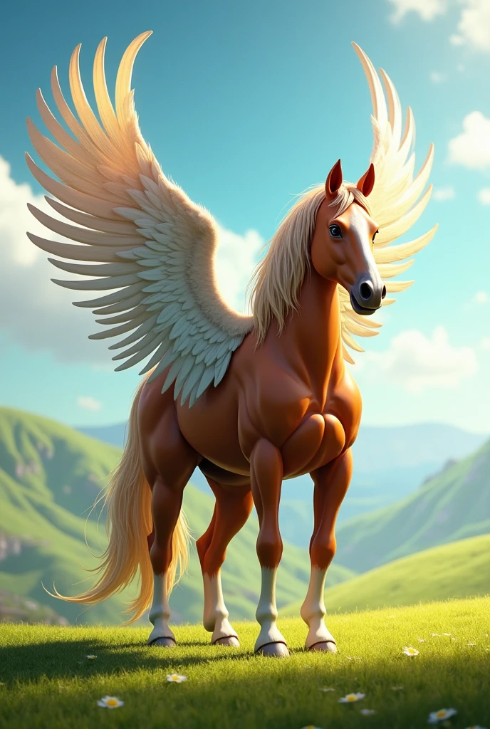 A horse with wings 
