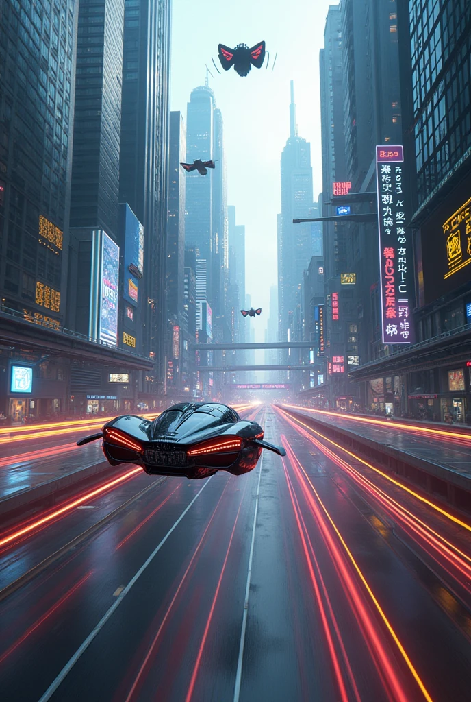 Cyber city flying car