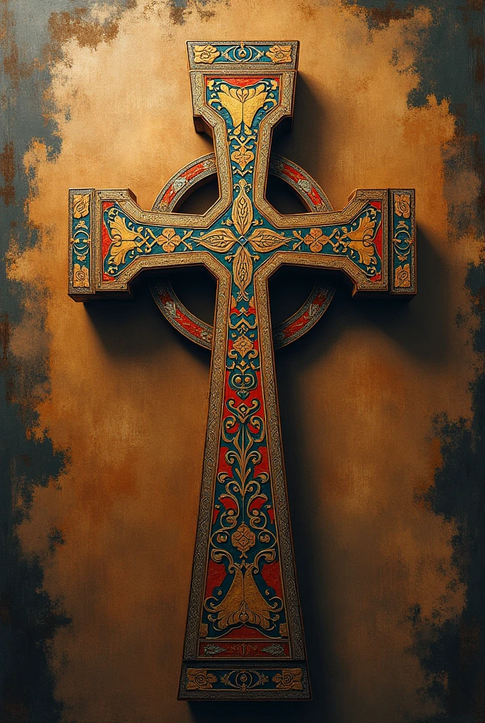 create a cross that symbolizes culture relativism and make it as aork like for shs student
