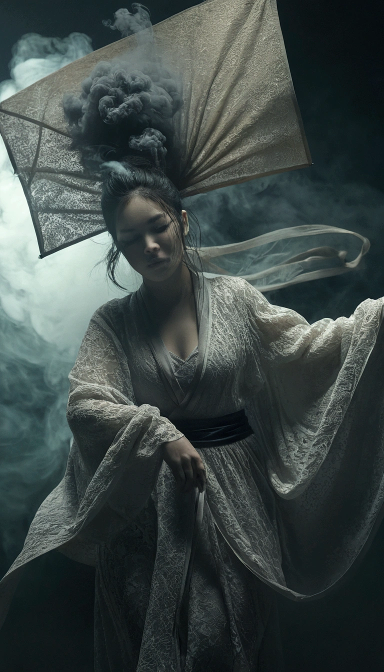 fog, flowing, cloud, floating, smoke, drifting, dim ,Shake,4k