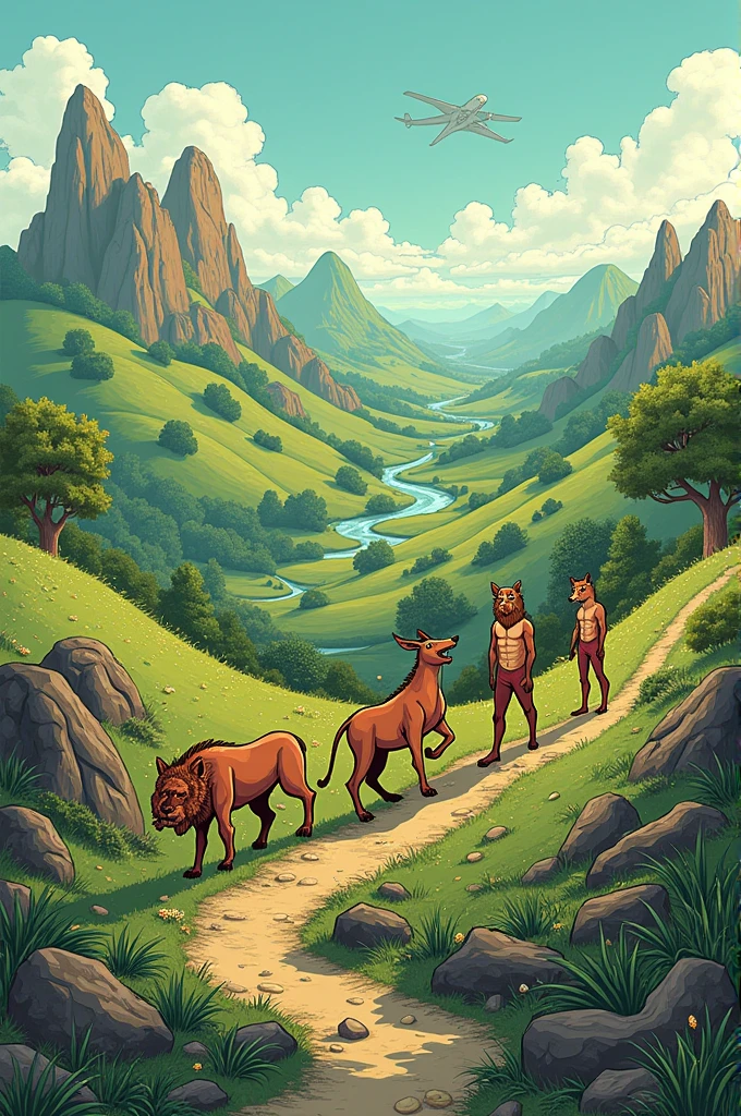 jean-baptiste lamarck theory comic landscape