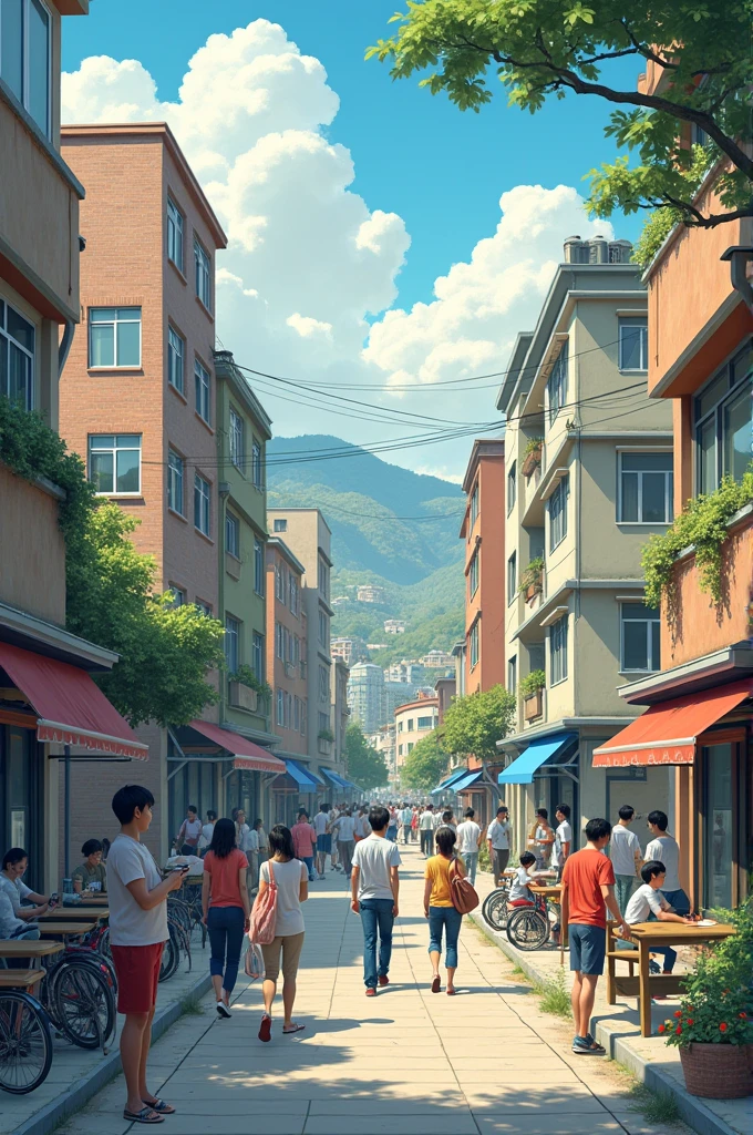 image showing how humans lived today