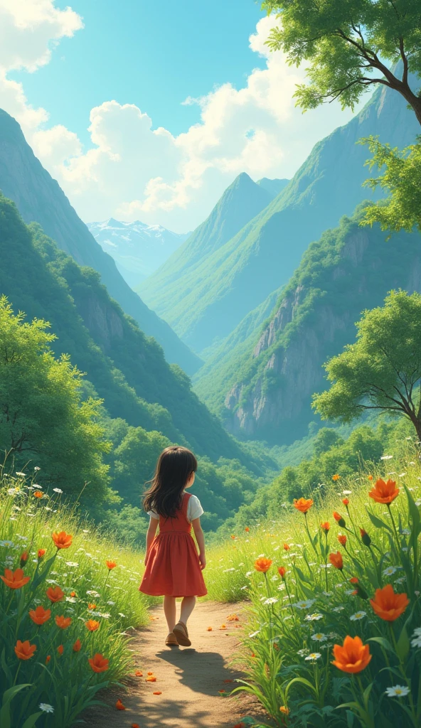 **Thai language stories: "Lily and the Mountain Garden"**
**Once upon a time, in a small village high up in the mountains, there was a girl named Lily. Lily loved the mountains, the fresh air, and most importantly, the small vegetable garden her family grew. Every day after school, Lily would rush home to help her mother and father with the garden.**