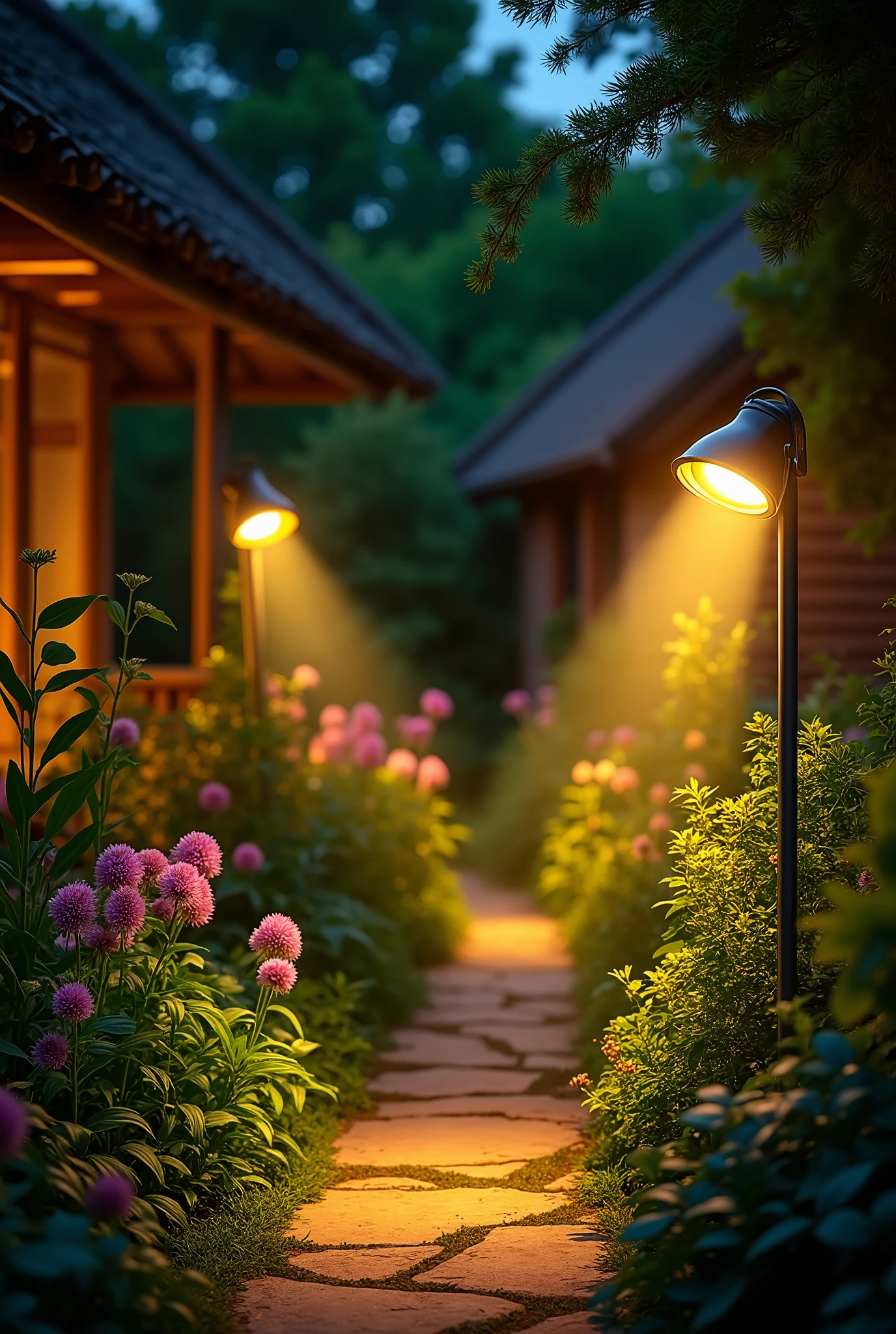 Flood lights for outdoor garden