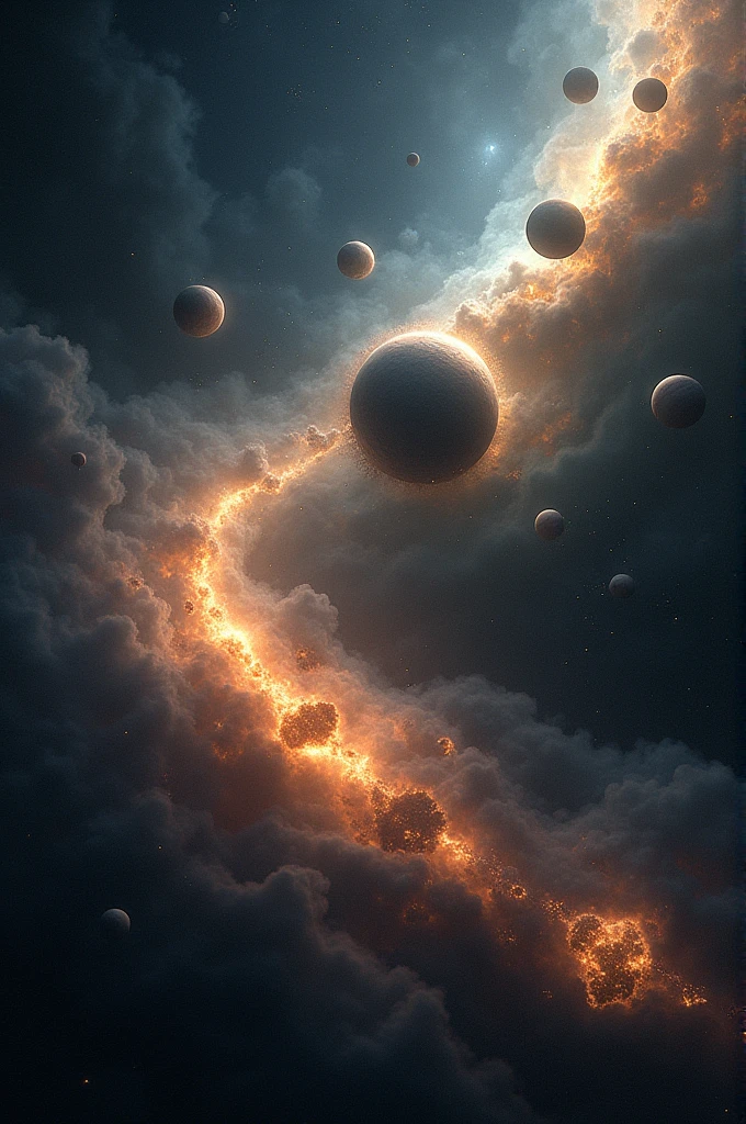 Step by step of nebular hypothesis 
