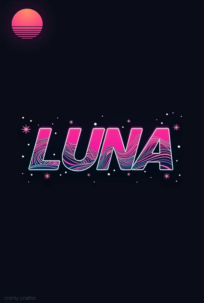 High resolution, Logo for Jdm cars, logo spelling swiftly “Luna” cool, Jdm theme, anime theme, Cyberpunk vibe name spelling, brand logo, logo for tshirt, brand logo “LUNA”, neon vibes, acid trip vibes, acid trip, shooting stars, acid trip inside “LUNA”, acid trip, hallucinations inside “LUNA”, Waves of hallucinations, purple, 