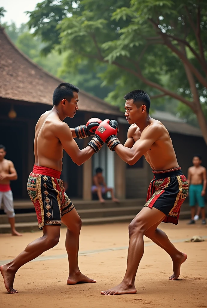 I got great pictures of Khmer boxing martial arts