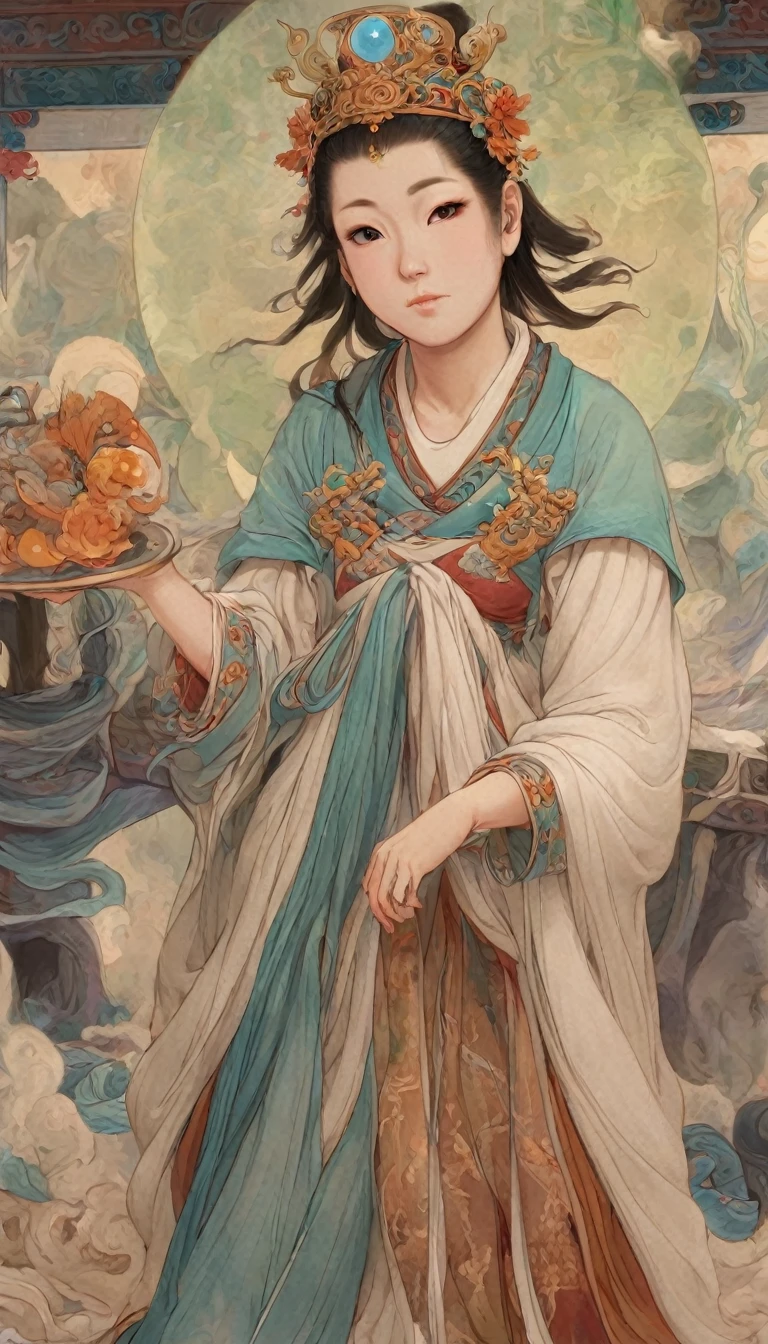 Ancient Chinese fairy,Normal hand,Normal face